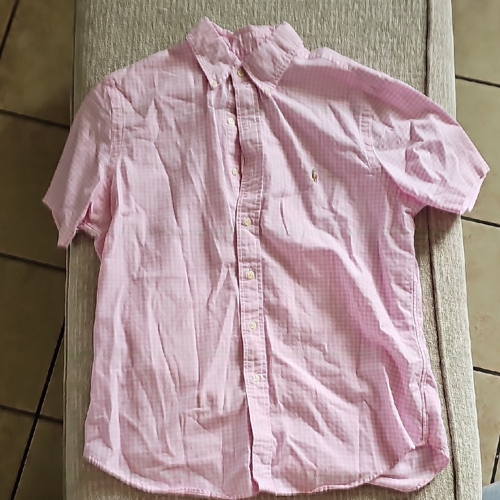 Ralph Lauren Pink Checkered Shirt